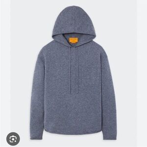 Guest in Residence Cashmere Hoodie Gray Size Medium